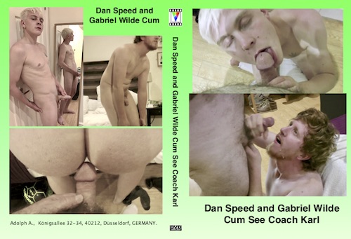 Dan Speed and Gabriel Wilde Cum See Coach Karl Home DVD