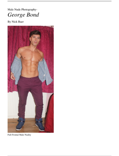 Male Nude Photography- George Bond Book and eBook
