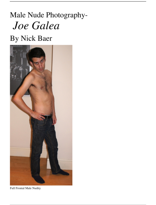 Male Nude Photography- Joe Galea Book and eBook