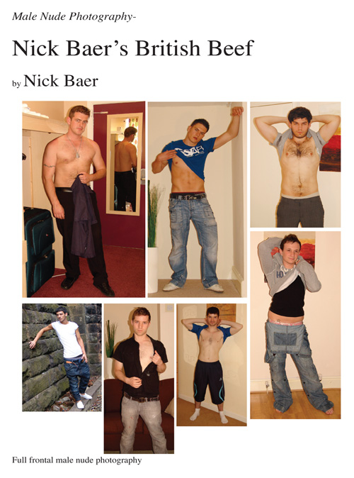 Male Nude Photography- Nick Baer's British Beef Book and eBook