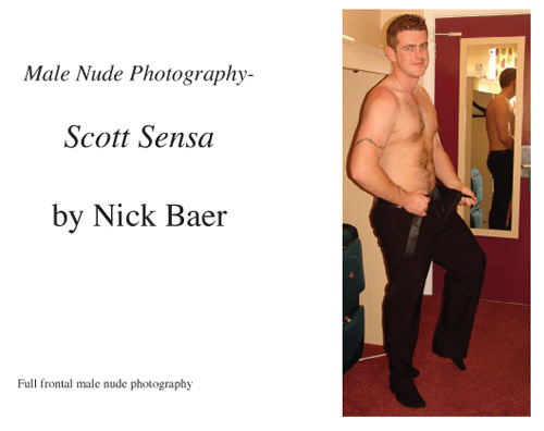 Male Nude Photography- Scott Sensa Book and eBook